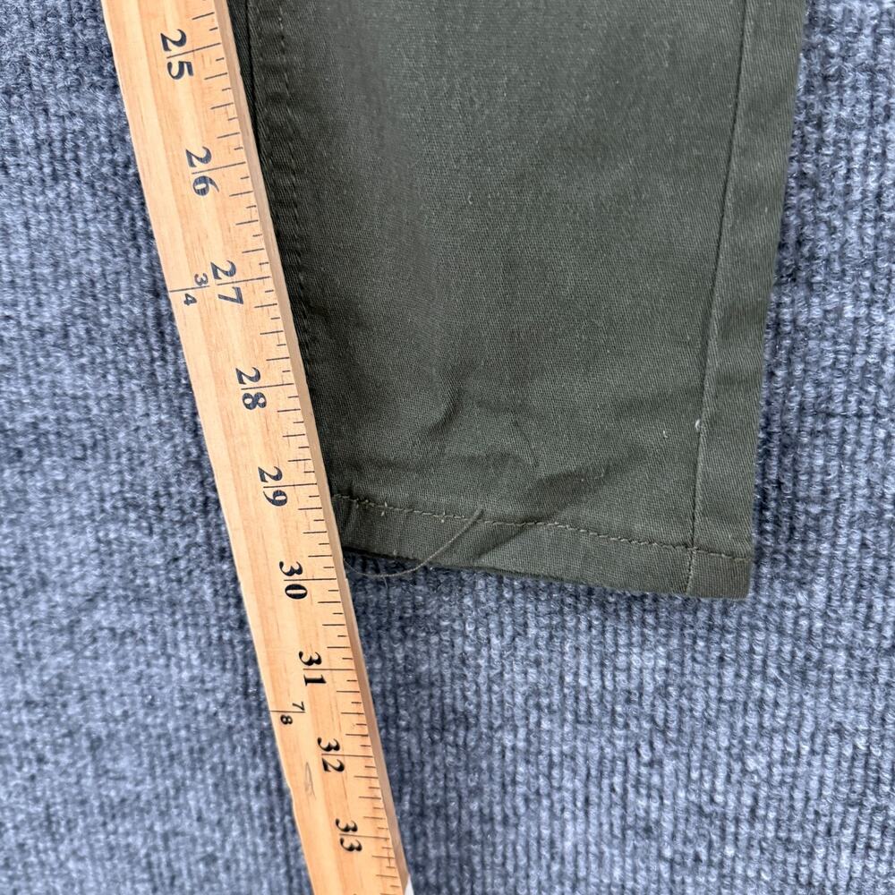 American Bazi Womens Pull On Skinny Pants Size XL Olive Green Distressed Militar - Picture 9 of 12